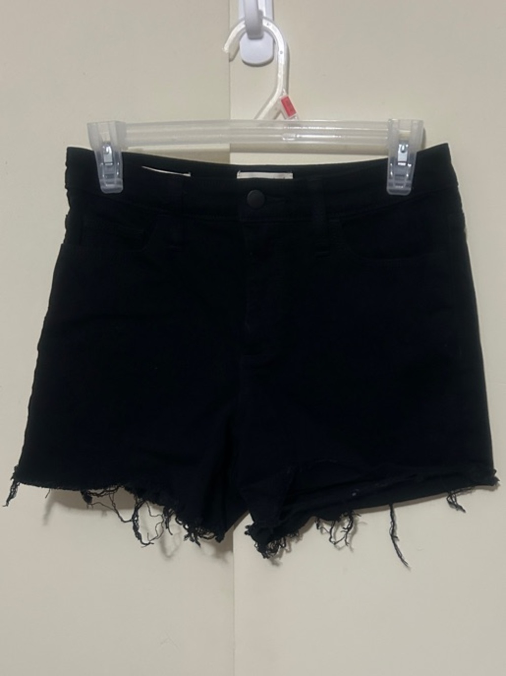 Universal Thread Black Distressed Denim Cutoff Shorts